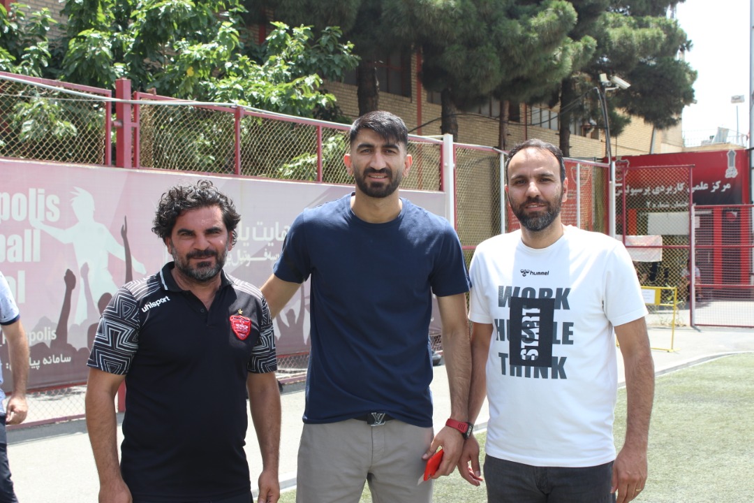 حضور علیرضا بیرانوند در محل آکادمی فوتبال پرسپولیس